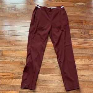 Maroon trousers